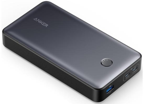ANKER Power Bank 537 (PowerCore 24K Laptop), 24000mAh 65W, Mobile Charger for MacBook Pro, Dell XPS, Microsoft Surface, iPad Pro, iPhone 13 Pro, iWatch Series 5 and More (Black)